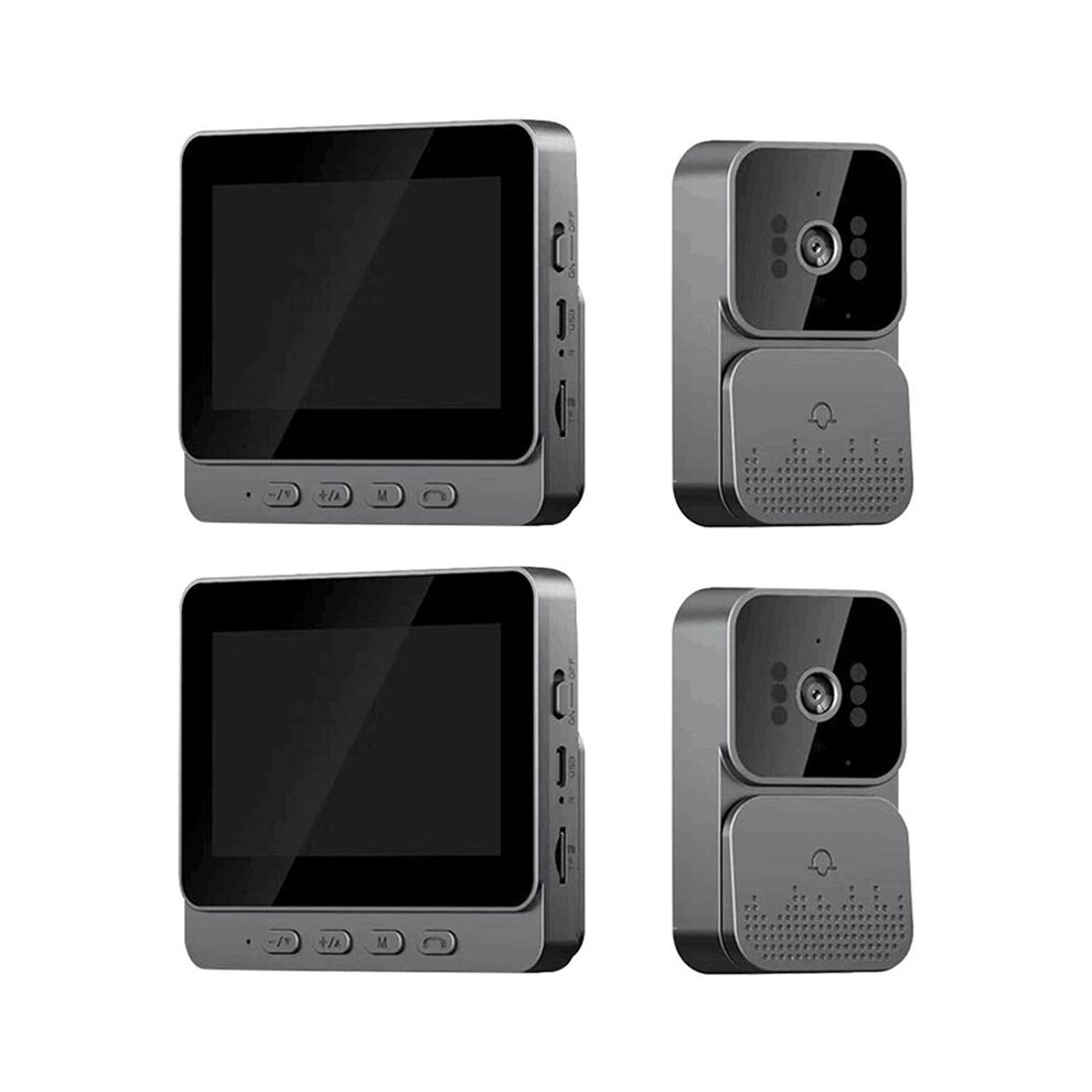 2X Doorbell Video Intercom Camera Inteligente Wireless By Night Vision 4.3Inch Screen For Security Home Apartment 6032940012700