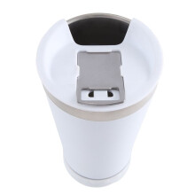 2X Gobelet Thermique USB 16 Oz Gobelet Réutilisable à Double Paroi en Acier Inoxydable Tasse à Bière Isolée 473 Ml avec Ouvre-Bouteille