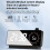 Multifunctional LED Screen Mirror Rechargeable Alarm Clock Reminder Visual Timer (Black) 5