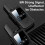2pcs Mini Wireless Long Range Parent Child Walkie Talkie, EU Plug (Black) 5
