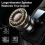 2pcs Mini Wireless Long Range Parent Child Walkie Talkie, EU Plug (Black) 6