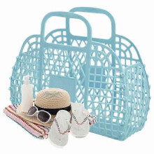Jelly Tote Bright Jelly Bags Reusable Gift Basket Girls Beach Bag Jelly Purse for Toddler Kids Halloween Bridal Easter Basket