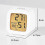 Multifunctional LCD Clock with Temperature and Humidity Function for Home and Bedside Use (2306 Black) 3