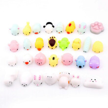 Stress Relief Toys Innovative Funny Cute Soft Small Animal Stress Toys for Kids Adults 50pcs(mixed )