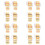 Banaan Jack Binding Post  Jack Insert met Zwarte &  Ringen, Schroef Type Audio Speaker , 8 Paar/16 Pack 1