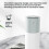 Portable Dual-Spray Humidifier With USB Night Light(White) 3