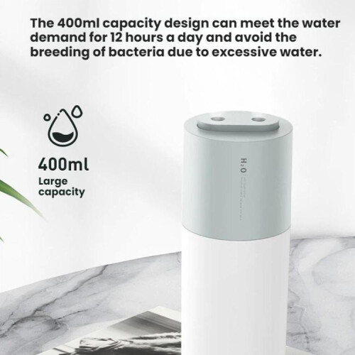 Portable Dual-Spray Humidifier With USB Night Light(White) 2
