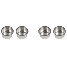 4Pcs 51mm 4 Cups Filter Replacement Filter Basket for Coffee Bottomless Portafilter for EC680/EC685 Espresso
