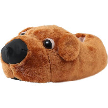 (One Size, Brown-3) Slippers Women Summer Women And Men Cute Cartoon Design Novelty Slippers House Slippers Warm Slippers Women-hs