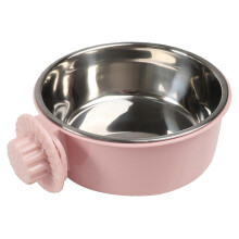Pet Food Bowl Hanging Pet Bowl Anti Overturning Cage Fixed Cat Bowl