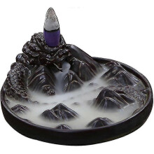 Dragon Reflow Incense Burner And Reflow Incense Ceramic Cone Holder Longshan Dragon