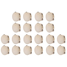 20X 6in Hand Held Tambourine Drum Bell Metal Jingles Percussion Musical Toy for KTV Party Kids Games