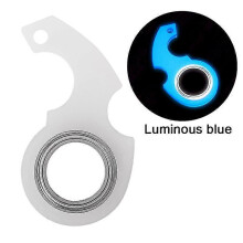 (G) Spinner Stress Toy Keychain Metal Idget Toy Kid Fingertip Spinning Keyring Finger Fidget Ring Relieve Anxiety Boredom Party Gift
