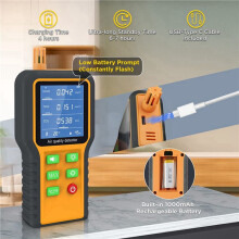 2X Air Quality Monitor CO2 Monitor Formaldehyde Detector TVOC/Temp./Humidity Indoor with Buzzer Prompt,Backlit Screen