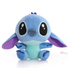 12cm Disney Lilo Stitch Couple Style Kawaii Stitch Plush Toy Keychain Pendant Doll Anime Stuffed Plush Girl Toys Kids Xmas Gift