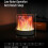 Colorful Light Flame Aromatherapy Humidifier Home Ambient Light Desktop Fragrance Diffuser(White) 3