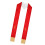 2pcs Double Side Reversible Minister Stole with-Red White L 1
