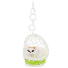 1 pc Hanging Basket Lovely Birthday Gift Simulation Mini Toy for BASKET - BASKET - CUSHION - HAMMOCK - BED