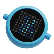 Noughts and Crosses Game Device For Kids Ideal For Travel-Blue