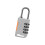 Portable 4 Digit Combination Lock Antitheft Protections-Gray 1