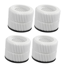 Pack of 4 Easy Installation Furniture Levelers Quick-White