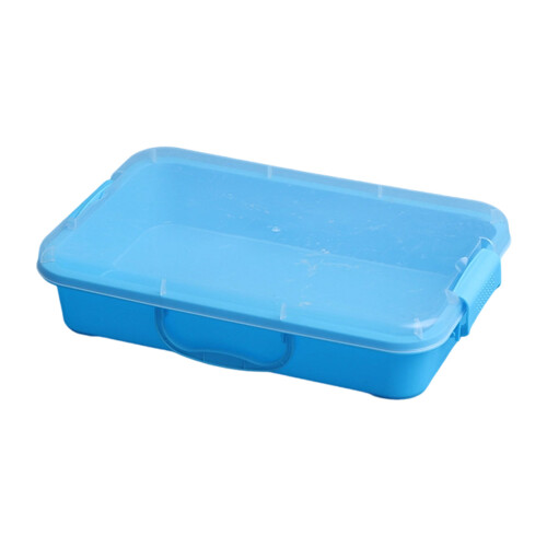 Colorful Sensory Sand Storage Containers Stackable Play-Blue