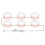 6 LEDs Cosmetic Room Bathroom Mirror Front Light USB Three-Color Dimming Light 2