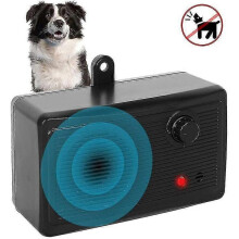 Outdoor Ultrasonic Bark Control - All Sizes Of Dogs Do Not Include Bark 1 Piece Black
