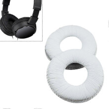 Phone Cover Case 1 Pair Sponge Headphone Protective Case for Sony Mdrzx110 / Zx100 / Zx300 / V150 / V300(white)