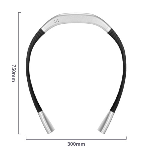 LED Hanging Neck Light Universal Hose Eye Protection Reading Light(Space Silver) 2
