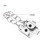 Punching Installation Protection Stainless Steel Window Limit Lock, Specification: B Type Silver 3