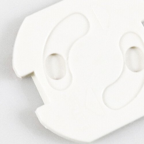 Copripresa antishock per bambini, conforme agli standard UE (bianco) 2