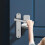 Children Safe Lock Door Handle Fixed Anti-Opening Lock(White) 2