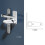 Children Safe Lock Door Handle Fixed Anti-Opening Lock(White) 4