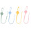 M010087 Strap Súgartha Silicone le haghaidh Teether Leanbh Frith-Thitim (Gorm) 2