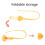 M010087 Strap Súgartha Silicone le haghaidh Teether Leanbh Frith-Thitim (Gorm) 6