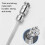 Children Window Safety Lock Limited Positioning Password Refrigerator Lock(White) 4