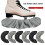 Schlittschuh-Sohlen-Abdeckungen, Skate-Sohlen-Schutz,-Grau L 6
