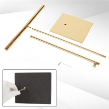 Necklace Holder Jewelry Stand Gold Polished Purse Display Stand 4Pcs Adjustable Height for Necklaces Bangles,Rings