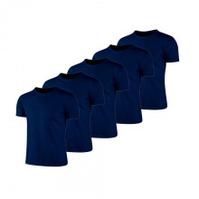 (Navy blue, XL) Quick-Dry T-Shirt: Men's Round-Neck Short-Sleeve Sports T-Shirt – Breathable, Moisture-Wicking, Relaxed Fit