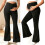 Maternity Stretch Jeans Providing Tummy Support and-Black M 3