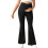 Maternity Stretch Jeans Providing Tummy Support and-Black M 4