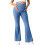 Maternity Stretch Jeans Providing Tummy Support and-Black M 5
