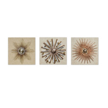 Artistieke metalen bloemen canvas wanddecoratie, 3D-wanddecoratie voor slaapkamer, woonkamer en kantoor.