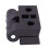 6pcs 63mm X 50mm Cabinet Plastic Hinge Door Hinges Hinge Black 4