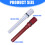 Billard Pool Queue Extender Extension Pool Stick Billard-Rot 4