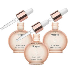 (3pcs) Hair Gloss Oil, Gloss Absolu Glaze Drops, Anti-Frizz Shine Enhancer Hair Oil, with Wild Rose Oil, Hydrated & Repair Dry Damaged Hair, 45ML