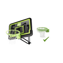 EXIT Galaxy basketbalbord voor muurmontage met dunkring - black edition