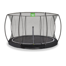 EXIT Black Edition Ground Trampoline 12ft – Black