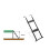 EXIT TOYS EXIT Trampoline Ladder for a Frame Height of 25.6-31.5in 2